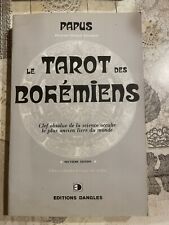 ANCIEN LIVRES FRANC-MAÇONNIQUE LE TAROT  DES BOHÉMIENS PAPUS