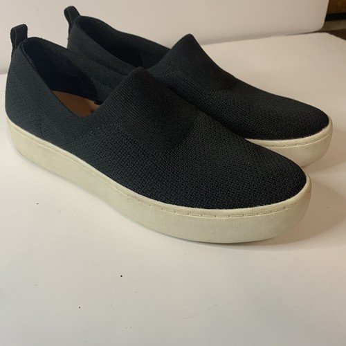 Black platform slip on - black,