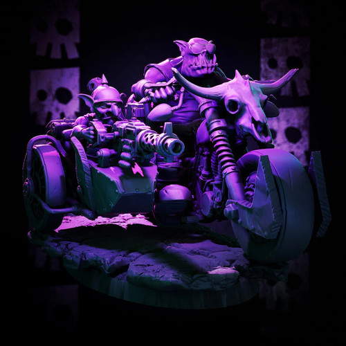 Orc bike and sidecar - orc,