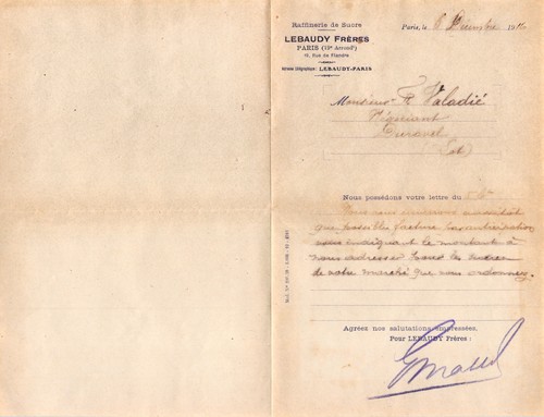 1917 lebaudy freres a paris - freres,