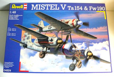 KIT REVELL  1/48è  MISTEL V Ta 154-Fw 190   BOITE 50x35 cm  NON OUVERT  2012