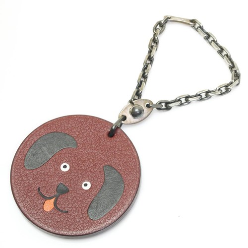 Porte clés hermes dog charm - hermes,
