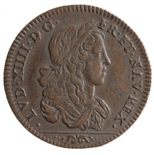 FRANCE LOUIS XIV (1643-1715) Conseil du Roi Jeton nd