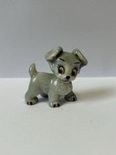 Rare Figurine miniature de chien ceramique Wade Collection England