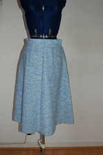 Jupe ancienne bleu et blanc