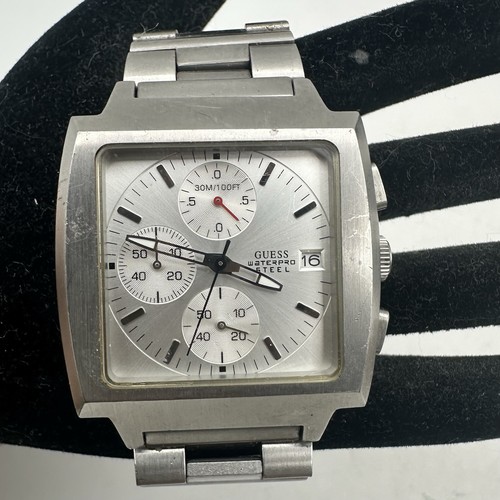 Guess silver tone stainless - guess,