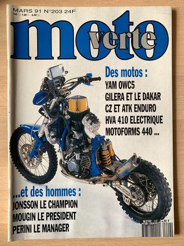 Moto verte magazine - verte, n°203