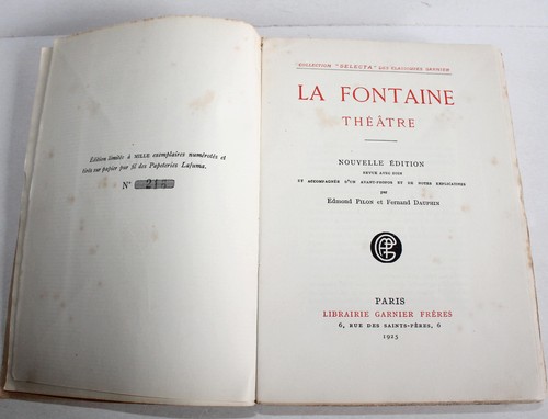 Fontaine theatre nouvelle - la,