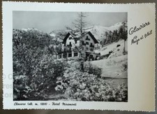 CLAVIERE HÔTEL MIRAMONTI 1959 TORINO SUSA FOTO RARE ANCIENT CARD POSTCARD ITALY