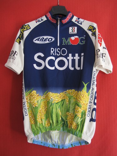 Maillot cycliste riso scotti - maillot,