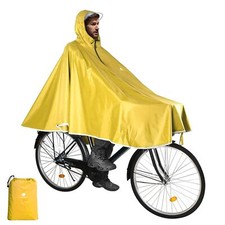 Imperméable à l'eau Cyclisme Capes Portable Léger Pluie Poncho Vélo Vélo Comp...
