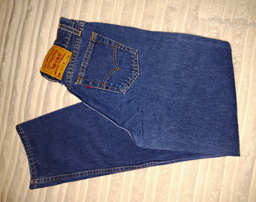 Levi blue cotton - cotton, jeans