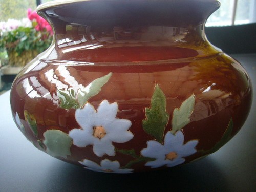 Vase boule emaille - emaille, luneville