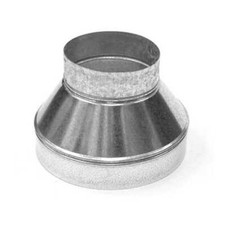 Jonction Vents Réducteur pour Extracteur d'air/Gaine (125mm/100mm)