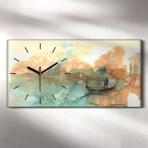 Horloge décorative sur toile