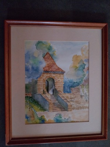 Tableau aquarelle encadrement - aquarelle,