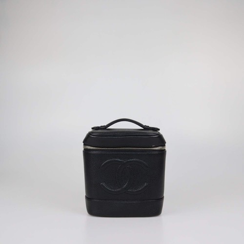 Sac chanel noir cuir - chanel, caviar