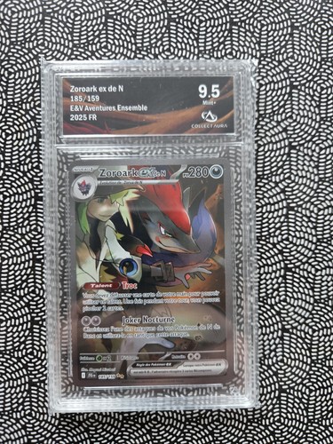 Carte pokemon gradée 5 - pokemon, fr