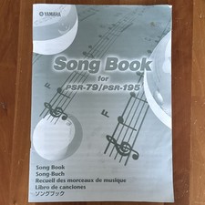 Yamaha Song Book for PSR-79