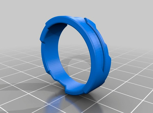 Anello ispirato halo tron - da, halo/tron