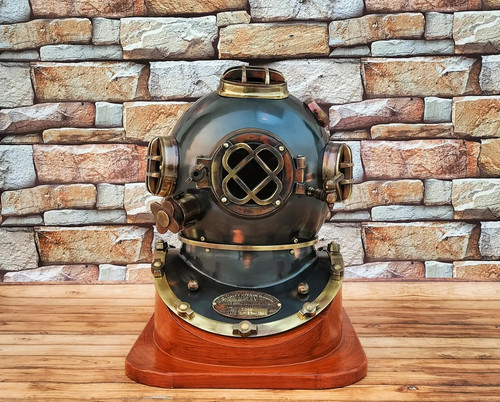 Casque plongée navy - casque,