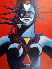 Affiche Philippe DRUILLET Poster Barbare Salammbo 60x80 cm