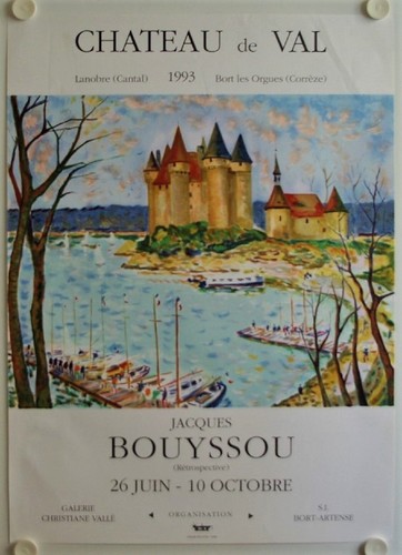 Affiche jacques bouyssou 1993 - affiche,