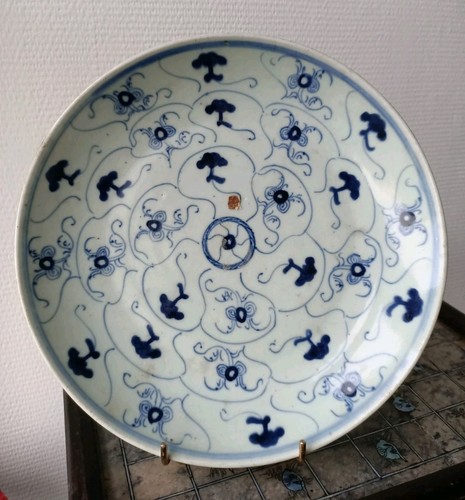 Chine plat porcelaine - , blanc