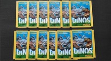 LOT 12 pochettes neuves -DINOS National Géographic Kids -  2023 - PANINI -