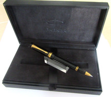 STYLO BILLE DE PRESTIGE DUOFOLD LAQUE NOIRE NEUF DE STOCK EN BOITE N272