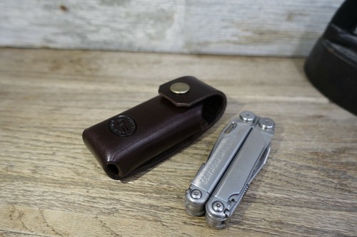 Brown leather sheath for - leather, sheath for