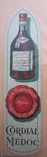 ANCIEN MARQUE PAGES SIGNET PUBLICITAIRE ALCOOL LIQUEUR CORDIAL MEDOC JOURDE / 1
