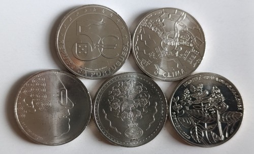 Lot pièces portugal - 5, 5€
