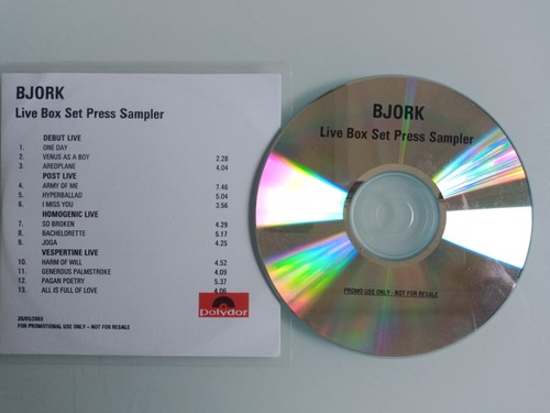 Bjork promo live - cd, set