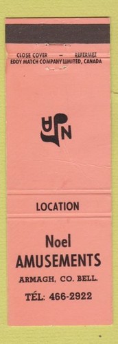 Matchbook cover noel - cover,