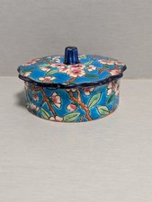 Bonbonnière en Émaux de Longwy Fin 19 ème 