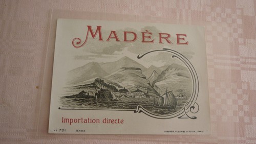 Etiquette vin madere - etiquette,