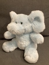Peluche éléphant bleu La Pelucherie Ma peluche Éléphant Victor 25 Cm
