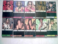 lot 10  livres SAS gérard de villiers * livres état correct *