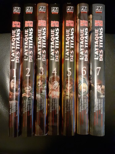 Lot mangas attaque des - lot,