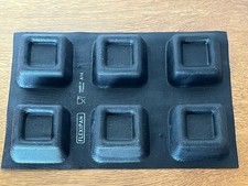 Moule silicone pour 6 savarins carrés FLEXIPAN DEMARLE / Comme NEUF !!