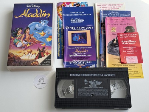 Aladdin cassette vhs - aladdin,