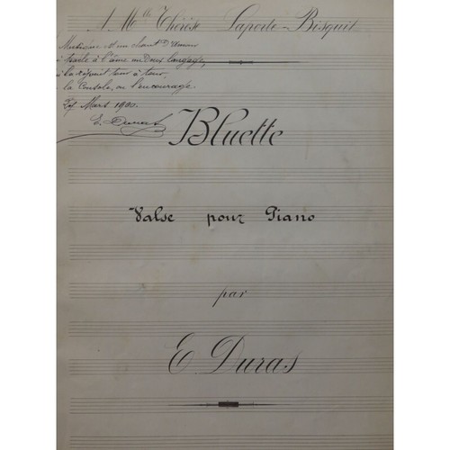 Duras bluette valse - e.,