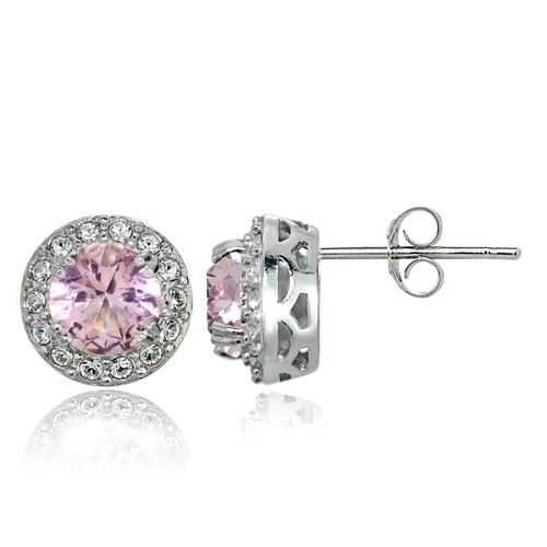 Argent sterling simulé rose - sterling,