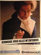 PUBLICITÉ DE PRESSE 1981 KENWOOD AMPLI SIGMA KA 1000 100 WATTS - ADVERTISING
