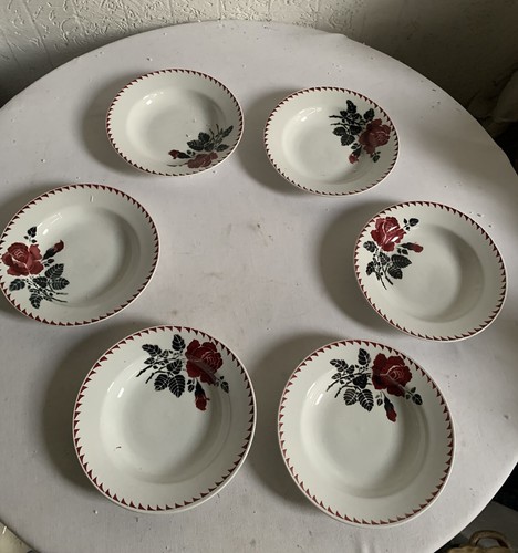 Assiettes creuses anciennes - creuses,