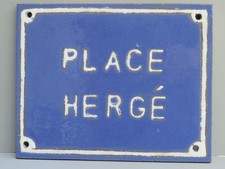 PLAQUE DE RUE LAVE ÉMAILLÉE