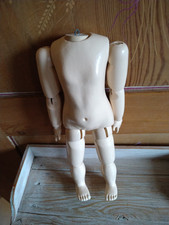 corps neuf en bois pour poupée ancienne