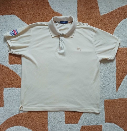 Polo burberry london blanc - london, •