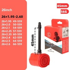 Tube vélo 26 pouces pliable